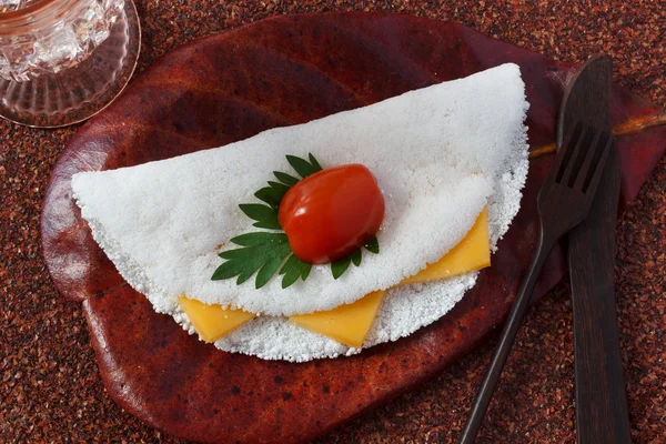 Casabe (bammy, beiju, bob) from cassava (tapioca) — Stock Image Casabe (bammy, beiju, bob) from cassava (tapioca) Royalty Free Stock Images