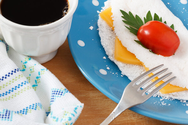 Casabe (bammy, beiju, bob) from cassava (tapioca)