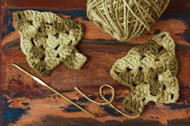 El yapımı tığ işi yılbaşı ağacı Yılbaşı Dekorasyonu