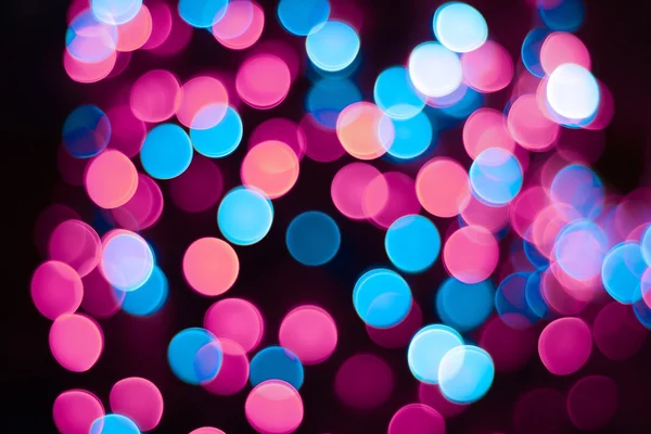 Colorful lights bokeh — Stock Photo, Image