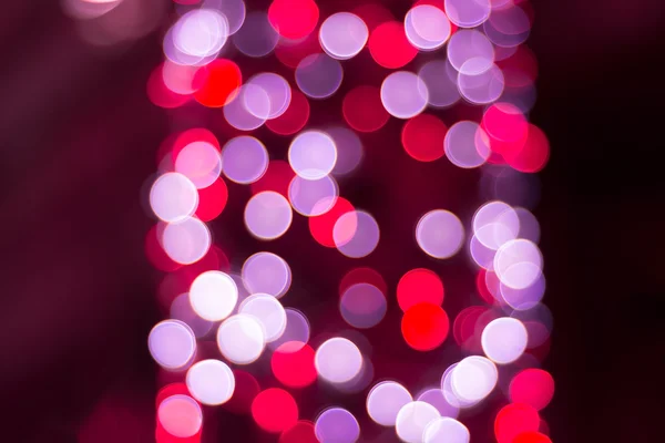 Christmas color lights bokeh — Stock Photo, Image