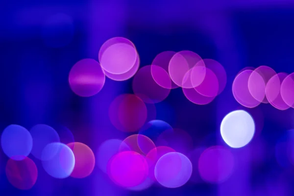 Luzes de cor de Natal bokeh — Fotografia de Stock