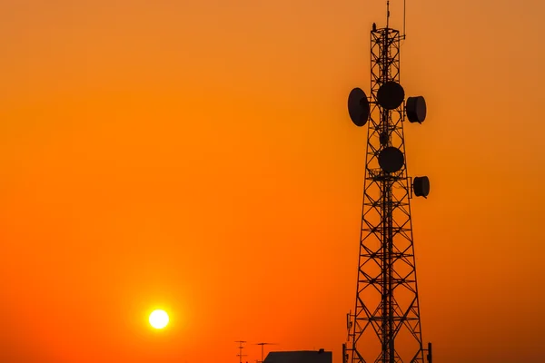 Telecommunication tower — Stock Photo, Image