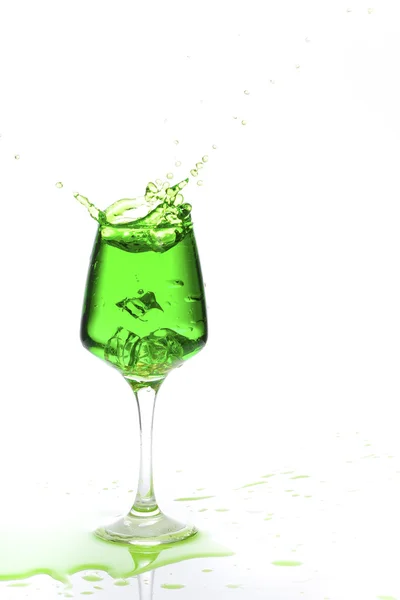 Pezsgős üveg talpas — Stock Fotó