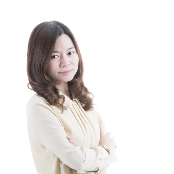 Krásné asijské podnikatelka — Stock fotografie