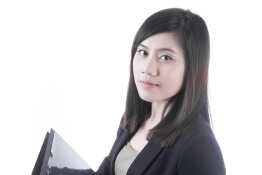 kadın iş office belge dosyası ile