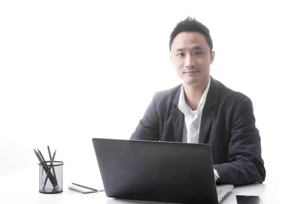 Asiatische Mann in Geschäft Büro — Stockfoto