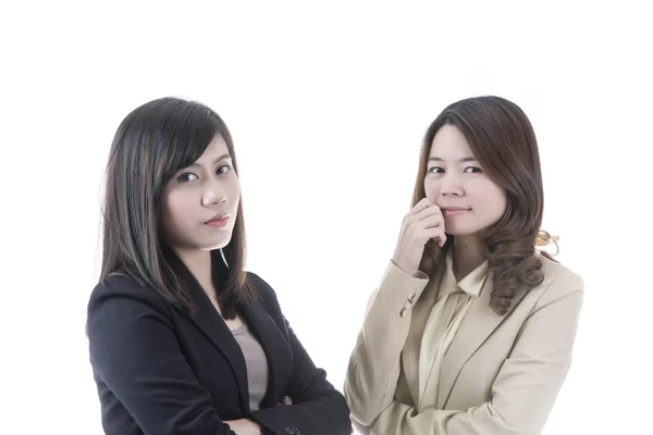 Dos asiático negocios mujeres en oficina — Foto de Stock