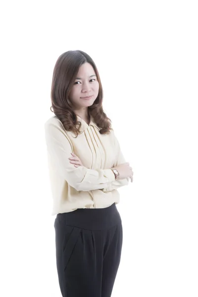 Asyalı kadın iş ofis - Stok İmaj