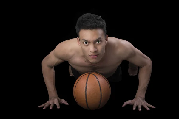 Asian basketball player — Stock Photo, Image