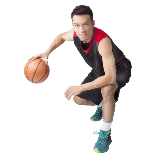 Asian basketball player — Stock Photo, Image