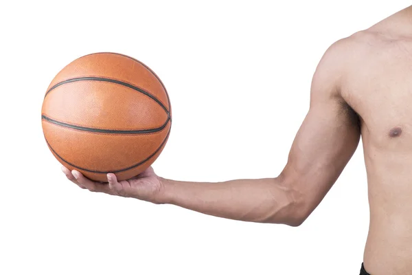 Corpo homem basquete — Fotografia de Stock