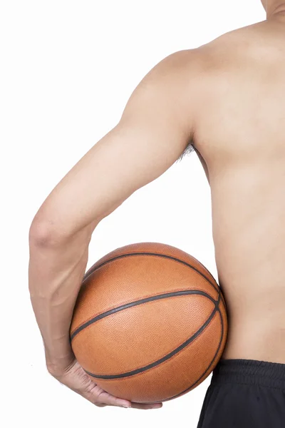 Corpo homem basquete — Fotografia de Stock