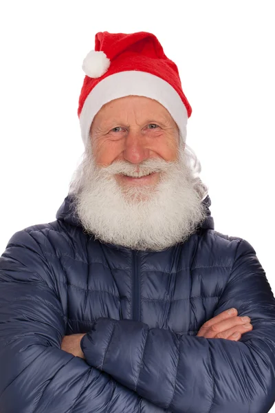 Porträtt av jultomten — Stockfoto