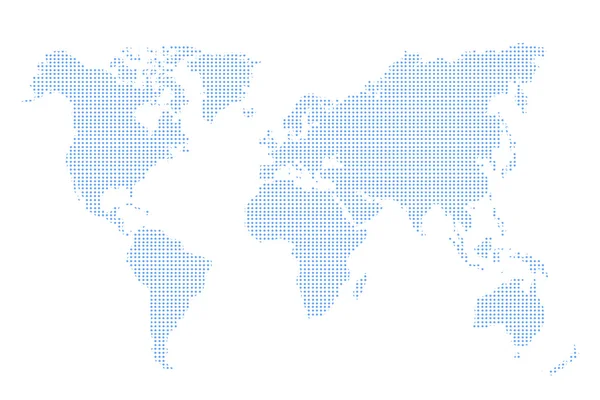 Abstrakte Abbildung der Weltkarte — Stockfoto