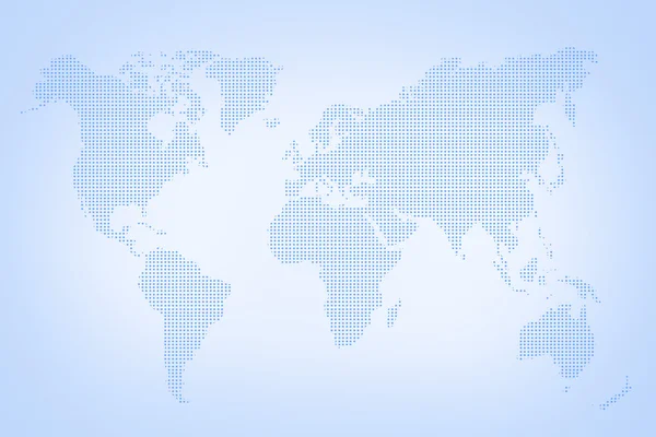 Abstrakte Abbildung der Weltkarte — Stockfoto