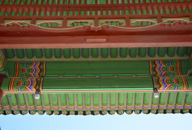 Renkli Asya mimarisi