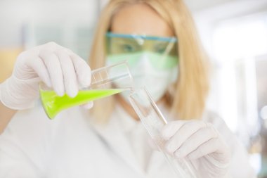 Hayat bilgisi laboratuvar genç bilim adamı