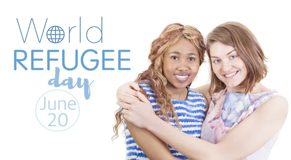 Světový den uprchlíků dne 20. — Stock fotografie