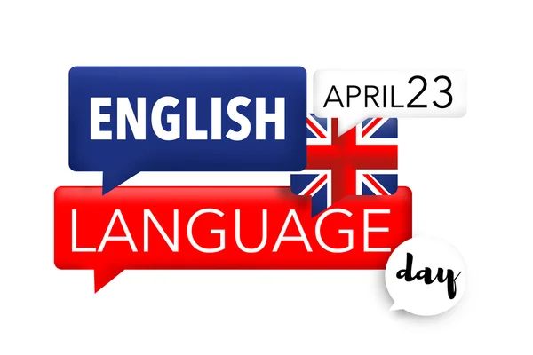 Giornata della lingua inglese, 23 aprile — Foto Stock