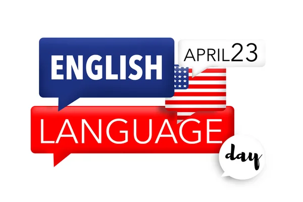 Día del idioma inglés, 23 de abril —  Fotos de Stock