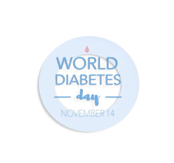 World diabetes day, november 14th — Stock Photo, Image