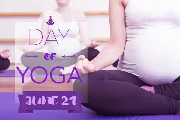 Ziua Yoga, 21 iunie — Fotografie, imagine de stoc