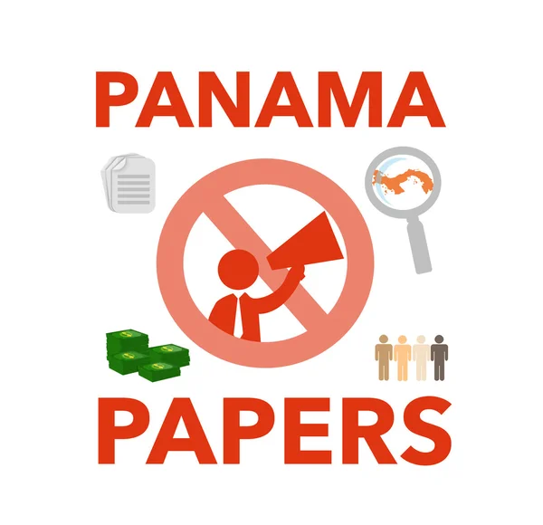 Panama Papers schandaal afbeelding — Stockfoto