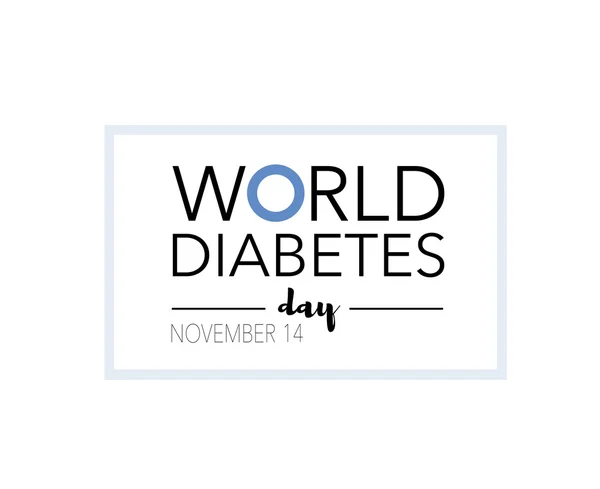 World diabetes day, november 14th — Stock Photo, Image