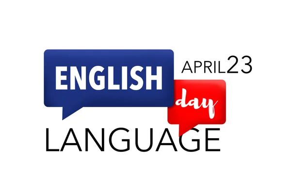 Día del idioma inglés, 23 de abril —  Fotos de Stock