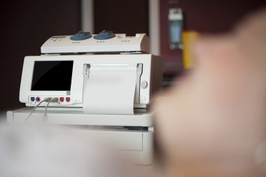 Cenin kalp atışı monitör, cardiotocography ile boşaltmak