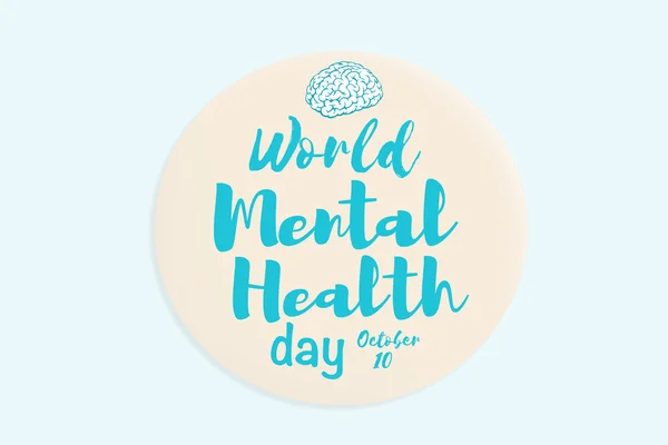 World mental health day — Stock Photo, Image