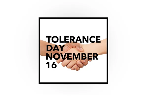 International tolerance day banner November 16 — Stock Photo, Image