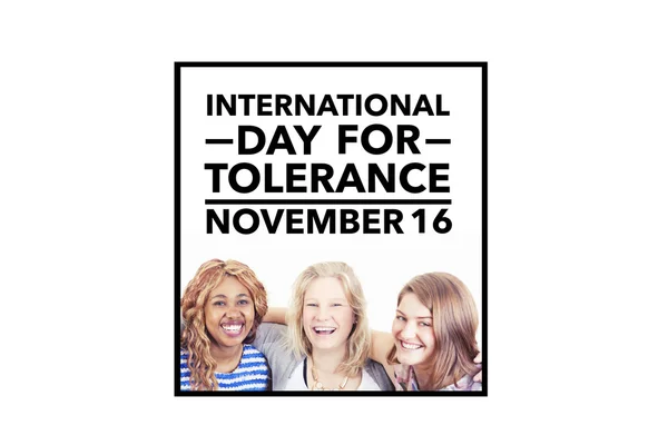 International day of tolerance, November 16 — Stock Photo, Image