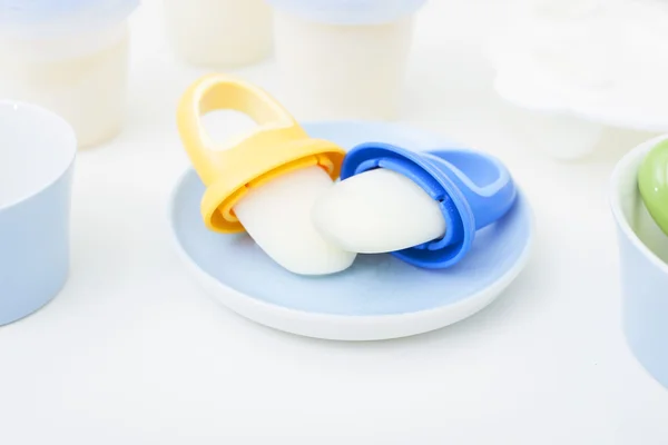Paletas de leche materna para bebés — Foto de Stock