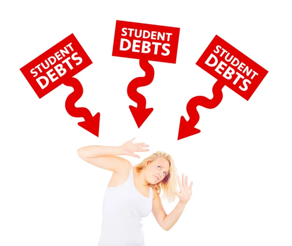 Student Debts Concept — Stock Photo, Image