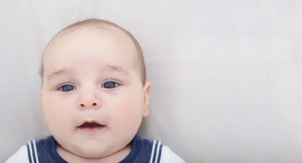 Smiling cheerful baby — Stock Photo, Image