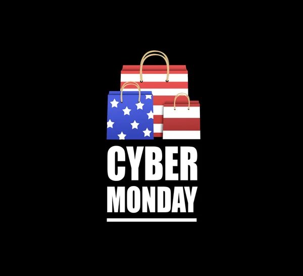 Cyber Δευτέρα πώληση εικονογράφηση — Φωτογραφία Αρχείου