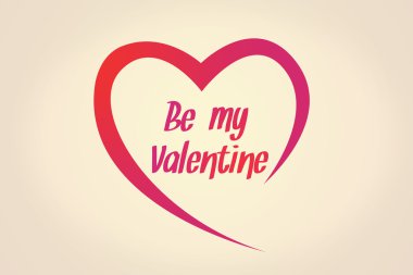 Sevgililer Günü kartı.