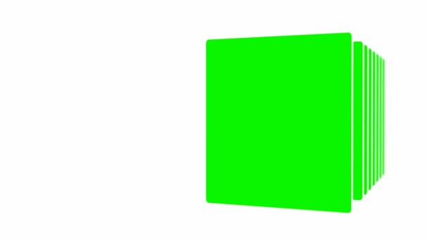 Un simple diaporama. fond vert 