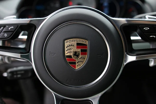 Interior del Porsche Cayenne Gts — Foto de Stock