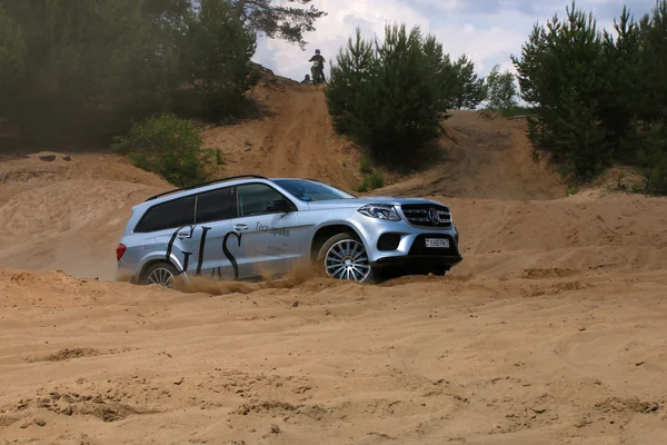 Mercedes-Benz GLS al test drive — Foto Stock