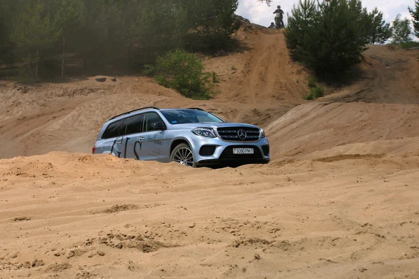 Mercedes-Benz GLS al test drive — Foto Stock