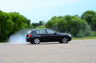 BMW 1-series at the test drive
