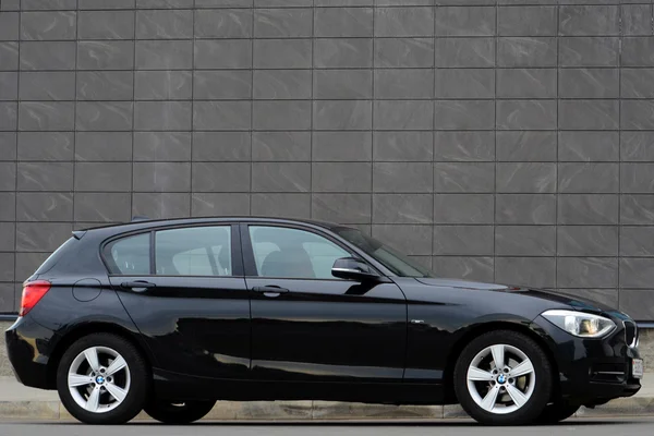 BMW 1-series at the test drive — Stock Photo, Image