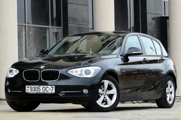 BMW 1-series at the test drive