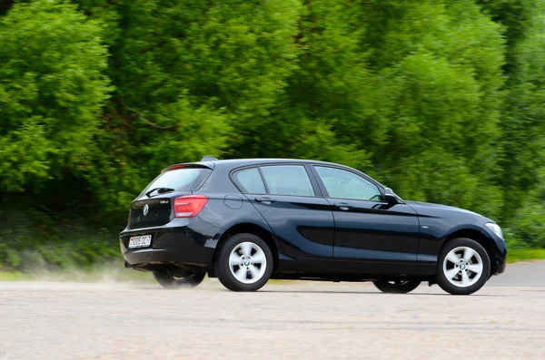 BMW 1-series at the test drive — Stockfoto