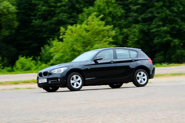 BMW 1-series at the test drive — Stock Photo, Image