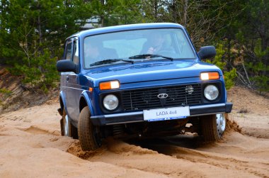 Lada 4 x 4, test sürüşü