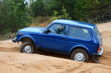 Lada 4 x 4, test sürüşü